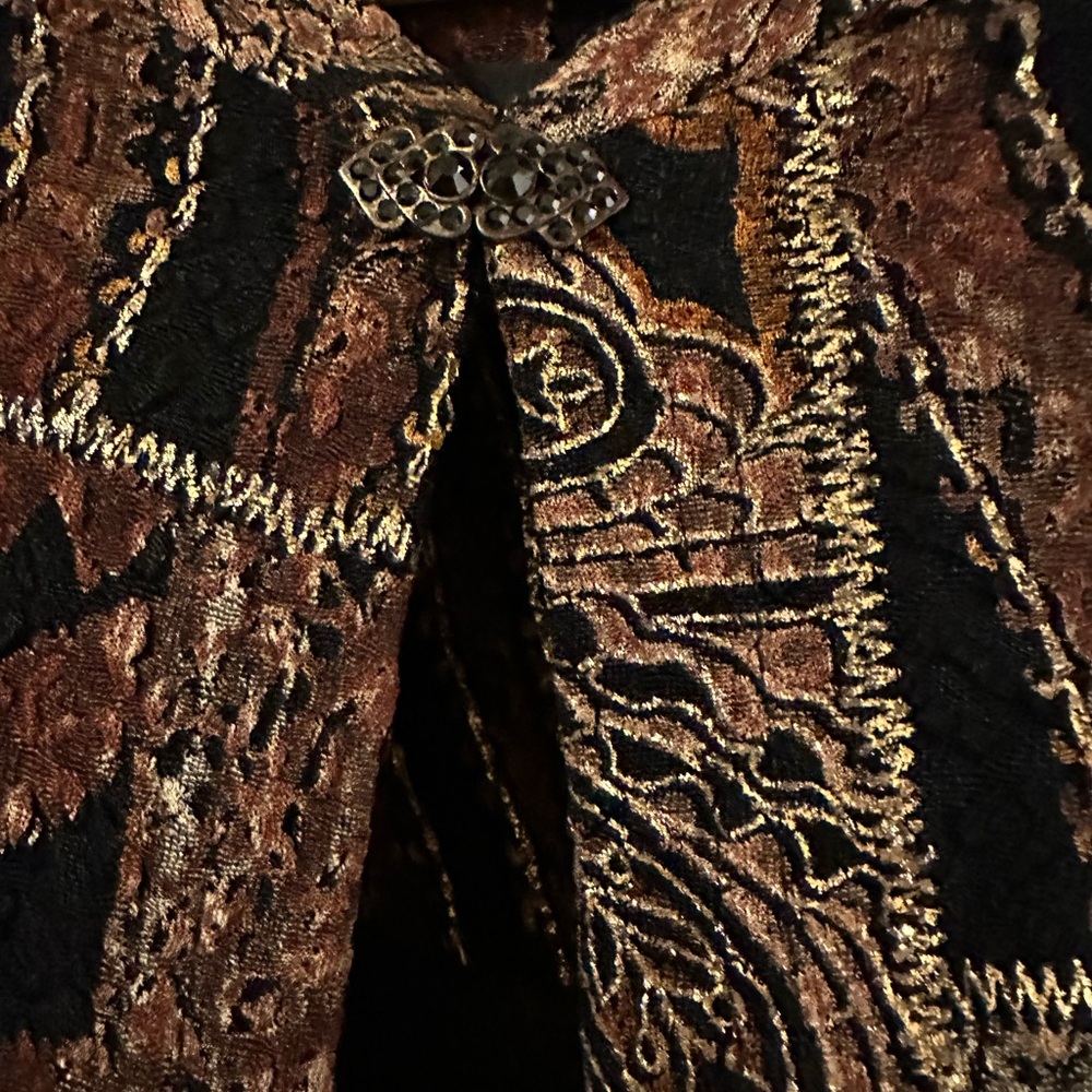 Vintage Patchwork Velvet Jacket - image 2